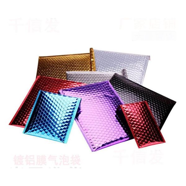 Sacs de courrier 20x28cm Mailing Sac à bulles en aluminium Enveloppes rembourrées Mailers 100pcs / lot Livraison directe Bureau École Business Industrial Pa Dhdln