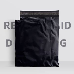 Bolsas de correo Negro D2W Degradable Correo portátil Espesar Mate Express Courier Bolsa Biodegradable Auto Sellado Sobre Personalizar 230428