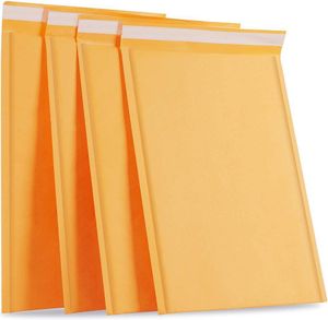 Sacs de courrier sac enveloppe à bulles jaune PolyMailer sacs d'expédition auto-scellés enveloppes rembourrées pour Magazine doublé Mailer 230428