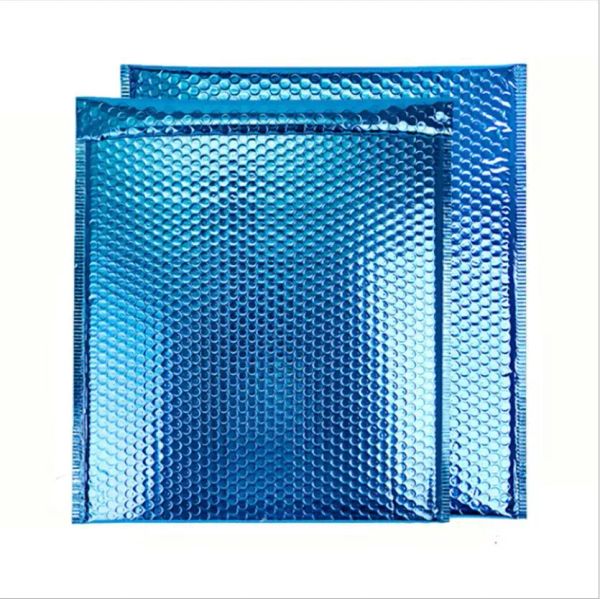Mailleurs 30pcs / lot Blue Bubble Aluminisé Mailer Cadeau emballage Sac auto-phoque Grand Taille Enveloppe de diffusion d'expédition