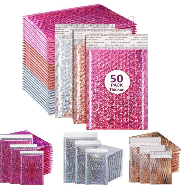 Mailers Supplies d'emballage holographique 50 pc