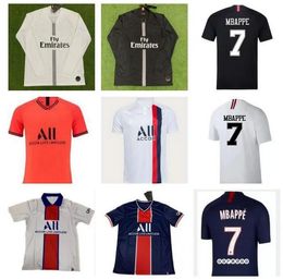 Retro clásico 18 19 20 2021 camisetas de fútbol de París VERRATTI DI MARIA LAVEZZI DRAXLER CAVANI KIMPEMBE MBAPPE T.SILVA DANI ALVES MATUIDI LUCAS camiseta de fútbol Hombres PSgS