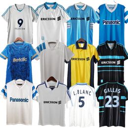 Maillot de foot Marsella retro camisetas de fútbol Sudadera 1990 1991 1998 1999 2003 2004 Marsella retro Camiseta de fútbol PIRES vintage Camiseta de fútbol Ropa deportiva