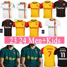 Maillot RC Lens 2023/2024 Soccer Jerseys Kid and Man Kit Champions League Shirts Football Foot Home Away Third 3rd 23 24 Fan Sotoca Fofana Buksa Pereira da Costa