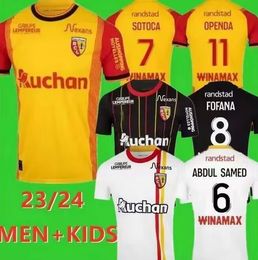 maillot RC Lens 23 24 JERSEY HOME GEEL SAINT BABE SPECIAL OPENDA GANAGO SOTOCA VOETBAL JERSEY SHIRT 2023 KINDEREN NOTRE SANG ESTOR PEREIRA DA COSTA FRANKOWSKI