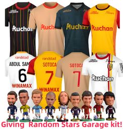 MAILLOT RC Lens 23 24 Soccer Jerseys Home Away Saint-Barbe Special Kakuta Fulgini Diouf Spierings Ganago Sotoca Wahi 9 Football Shirt 2023 Fans troisième à l'extérieur Gold Ses