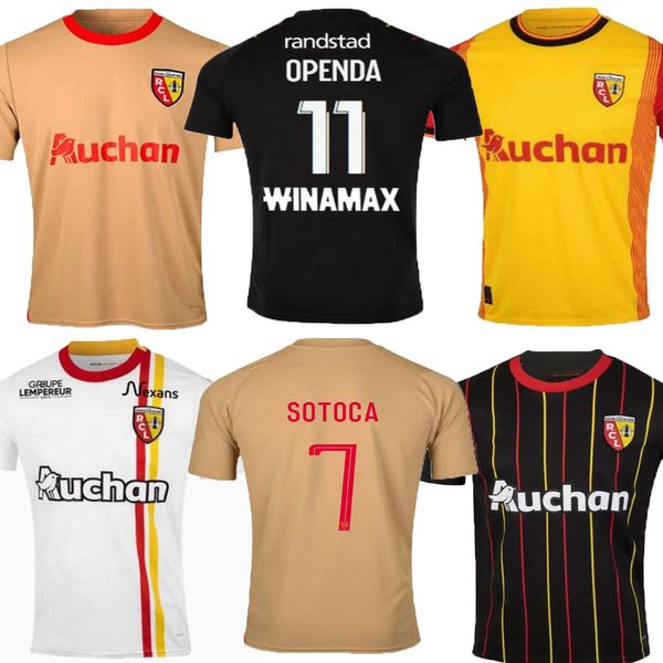 Maillot RC LeNs 23/24 Maillots de football MAN Kit Champions League Football Shirts Foot Home Away Troisième 3ème 2023 2024 Fan SOTOCA FOFANA BUKSA PEREIRA DA COSTA