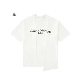 Maiss Margiela T-shirts Men Shirt Caumal Impriticing Designer Tshirts Breathable Cott Sleeve US SIZE S-XL I5HA # A6