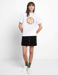 Maison Kitsune Women Designer T-shirtfashion tops Gedrukte casual T-shirt met korte mouwen drie kleuren in 37