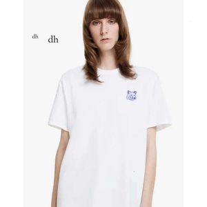 Maison Kitsune Femmes Designer Tshirt Summer Coton T-shirt Round manche féminine 64