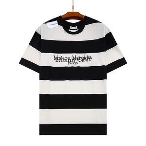 Maison Heren T-shirts Zomermode Margiela Heren Dames Ontwerpers T-shirts Lange mouwen Tops Luxe Letter Katoenen T-shirts Kleding Polo's 3 QD1W