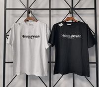 Maison Men039s T-shirts Mode d'été Margiela Hommes Femmes Designers T-shirts À Manches Longues Tops Luxurys Lettre Coton T-shirts C7771683