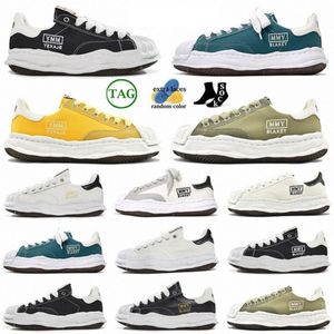 Maison Mihara Yasuhiro Designer chaussures de toile de randonnée Toe Cap MMY mode cuir noir blanc baskets de luxe mocassins plats en plein air jogginfi7X # Y3