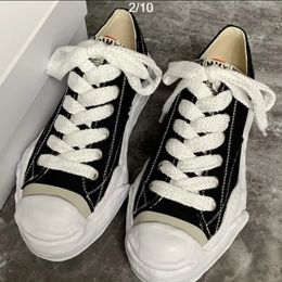 Maison Mihara Yasuhiro Japans merk Peterson OG Sole Low Cut Men Women Designer Casual Mmy Black White Canvas Shoes Fashion past bij alles