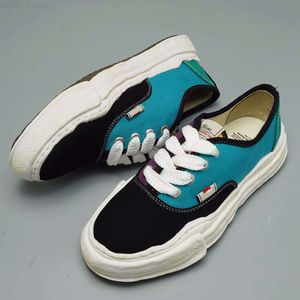 Maison Mihara Yasuhiro Mmy Casual schoenen Originele lederen lage sneaker canvas lowcut sneakers Men dames lederen suède hardloopschoenen maat 36-47