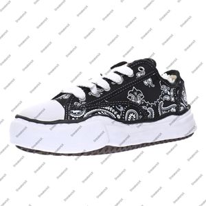 Maison Mihara Yasuhiro Peterson Canvas Schoenen voor Heren MMY Bandana Sneaker Heren Designer Platform Schoen Dames Paisley Sneakers Dames Platforms Chunky