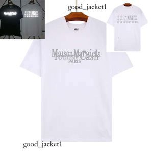 Maison MM6 T-shirts pour hommes Summer Fashion Mens pour femmes Designers T-shirts Long Sorc