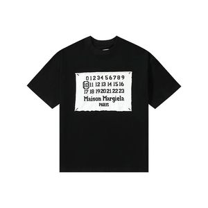 Maisons Margiela T Shirt Mens Designer Numéro T-Shirts Broderie T-Shirt Hommes Tshirt Printemps Eté Manches Courtes T-shirts Chemises Pour Femmes 556