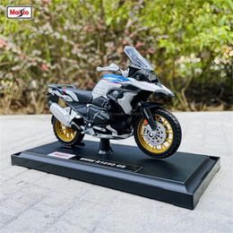 Maisto 1:18 R1250GS SILVARDO Originele Geautoriseerde Simulatie Legering Motorfiets Model Toy Car Gift 220418