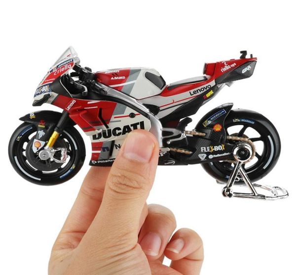 Maisto 118 Modelo de motocicleta Juguete Aleación Coche de carreras Moto de montaña Desmosedici No4 Motocross Juguetes para niños Colección T20016151538