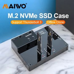 Maiwo M.2 NVME SSD Box Copy Machine Machine Type-C NOTAGE EXTÉRAVEU