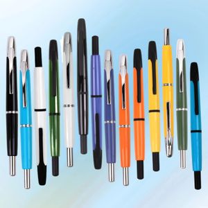 Majohn A2 Rétractable Fountain Pen EF 0,4 mm Nibs Écriture stylos à encre avec convertisseur pour étudiants Shcool Office fournit des stylos cadeaux 240425