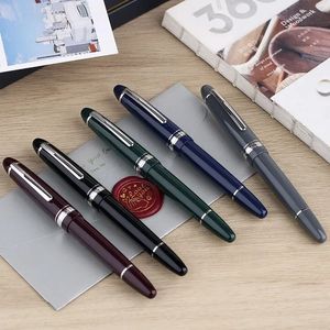 Majohn P136 Fountain Pen Metal Copper Piston EF 0,4 mm F 0,5 mm M NIBS Bureau scolaire Supplies Student Writing Gifts Stationery 240409