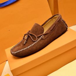 Major Driver Estate Loafer schoenen Designer Men Arizona Hockenheim Loafers reliëf Fashion lederen jurk Mules Derby Casual schoenmaat 38-46 MKJKM00002