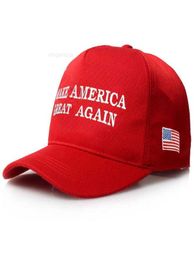 Hacer Estados Unidos Great Again Hat Donald Trump Hat 2014 Republicano de malla ajustable Mesh Hat Political Trump para presidente8040878