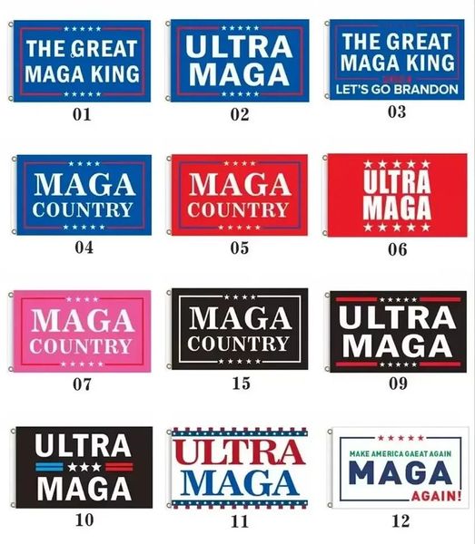 MAKE American Great Again Flags 2024 US Trump Election Flags ULTRA MAGA Campaign Digital Printed Polyester Banner