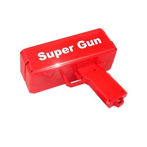 Make It Rain Money Gun Game Spit Banknotes Cash Cannon Toy Pistol Christmas Gift Party S Blow Dart 220527