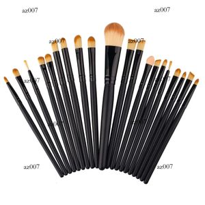 Make Up 20pcs à paupières 18 couleurs Superior Soft Pincel Kabuki Kit Kit Cosmetics Maquiagem Makeup Brushes Dhl Livraison gratuite Édition originale