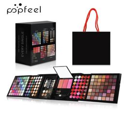 Kit de maquillage 177 couleurs Palette de fards à paupières professionnelles Palette de sourcils de rouge à lèvres Corpelle avec pinceau Cosmetics Femmes Makeup Set1547763