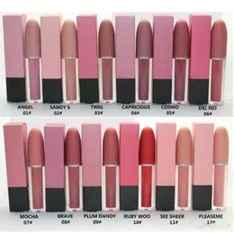 Trucco Rossetti liquidi Rossetto opaco Bellezza Labbra Trucco Impermeabile Marca M Lucidalabbra Lunga durata Lipgloss Cosmetici 12 colori2498426