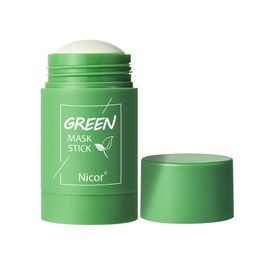 Make -up make -up huidverzorging gezichtsmaskers groene thee reiniging vaste aubergine diep gezichtsmasker
