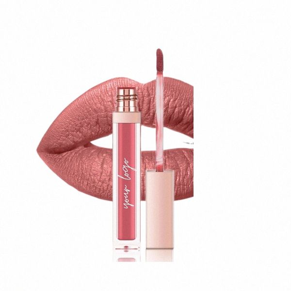 faites votre propre marque de maquillage cosmétiques lèvres liquide mat rouge à lèvres marque privée en vrac brillant à lèvres logo personnalisé en gros OEM odm Q3NQ #