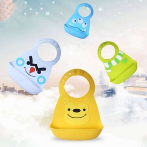 Bib tridimensionnel des enfants en silicone makemyday, serviette à salive imperméable, mère et produits pour bébés