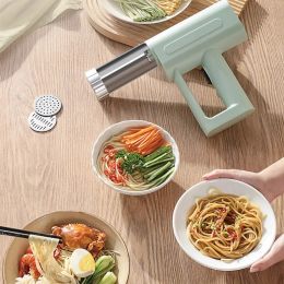 Makers 50w Home Noodle Machine 4/6 Moules de pistolet de nouilles électriques sans fil.