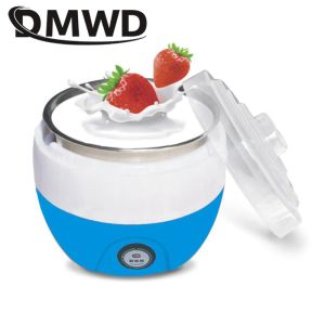 Makers Automatic Yogurt Maker Electric Buttermilk Crème sure Fermenteur Yoghourt Machine en acier en acier inoxydable Leben Container 1l EU US