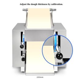 Makers Electric Perk Press Press Home Rouleau en acier inoxydable 1500W Spaghetti Dumpling Noodles Maker Machine