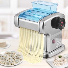 Makers Electric Noodle Dumpling Wrapper Machine Pasta Noodle Maker Machine Commercial Ménage de nouilles en acier inoxydable