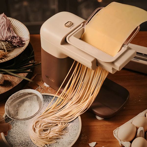 Fabricants de nouilles électriques, les fabricants de pâtes à légumes automatiques 2 size pâte de presse de pâte cuisine aident les boulettes