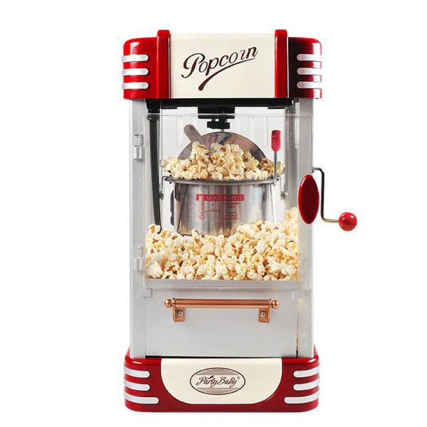 Makers Hot Air Popcorn Machine Vintage Tablette électrique pop-corn popper sain et collation rapide