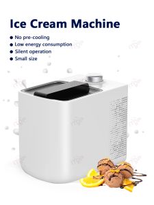 Makers Itop Electric Ice Creamaker Maker Automatic DIY Yogourt Machine de crème glacée Réfrigération électronique Aucun réfrigérant requis 110V 220V