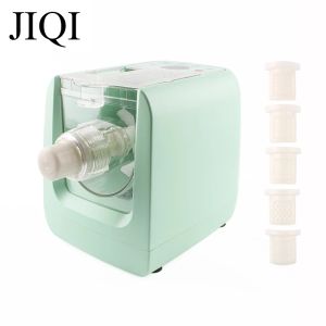 Makers Jiqi Electric Noodle Maker Automatic Dumpling Wrapper Press Machine Dough Mixer Spaghetti Pasta Making Vegetable Noodles Cutter