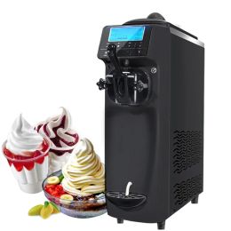 Makers Soft Ice Cream Machine Helado de helado comercial Máquina de verano Sumador de bocadillos Café de escritorio de escritorio