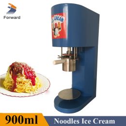 Makers Spaghetti Ice Cream Noodles Pasta Making Machine 900ml Dispensador de helado eléctrico Veding Machine