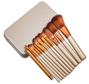 Maquillage 12 ensembles de kit de brosses de maquillage PCSet Brush pour les outils de brosses cosmétiques à fard à paupières RRA21053152056