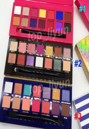 Maquillaje 14 colores Sombra de ojos Riviera Paleta Sombra de ojos Con pincel Aina Alyssa Sombra de ojos Brillo Mate Sombra de ojos Belleza Cosméticos 5804543