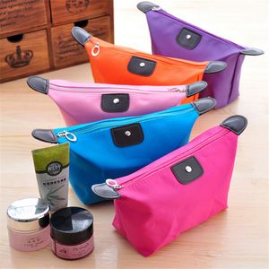 Cosmetische opslag make-up tassen vrouwen organizer doos dames handtas nylon reizen draagbare waszak